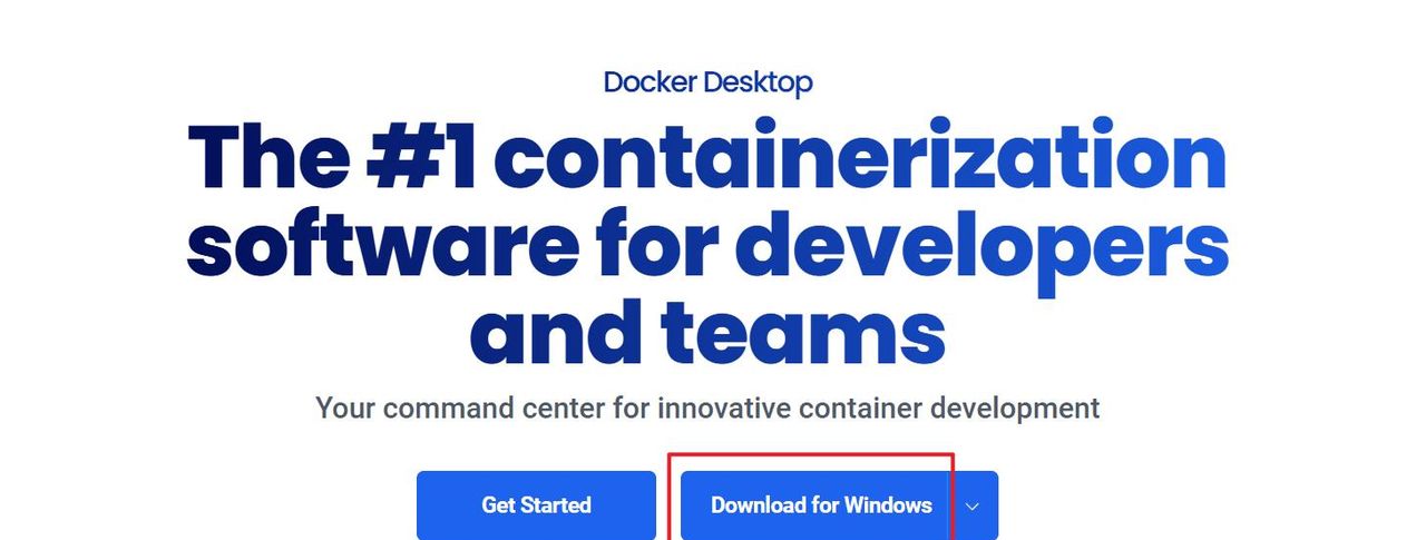 手把手教你如何在Windows 电脑上安装并使用Docker