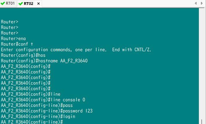 CCNA-学习作业1-简单网络结构路由器初始设置