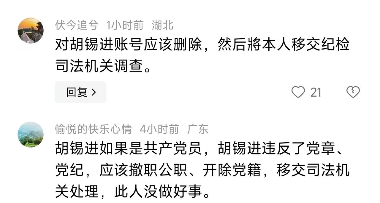闹大了!知名大V博主胡锡进疑似账号被禁言,社交账号停更数日!
