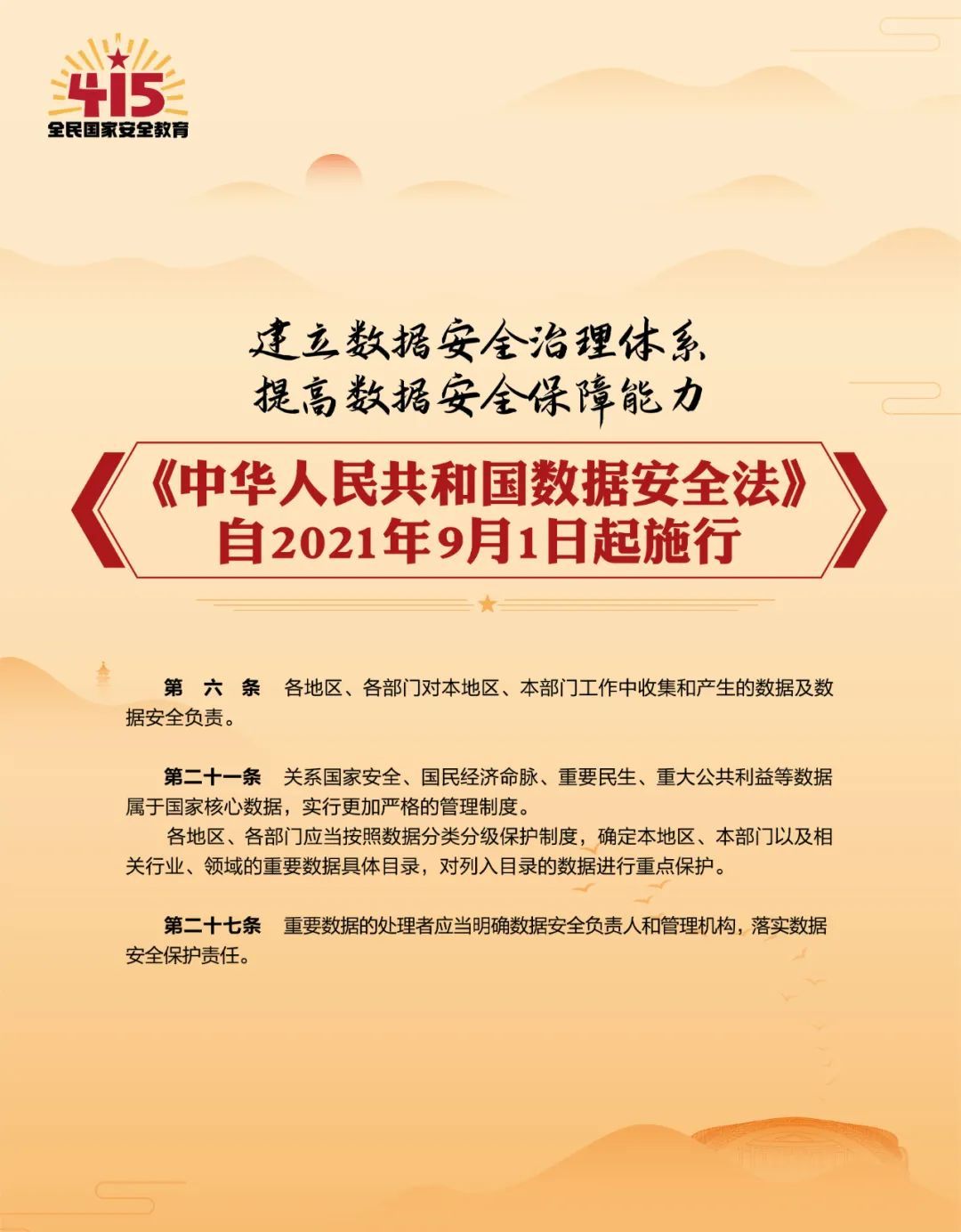 全民国家安全教育日丨这些国家安全法律法规 你必须了解