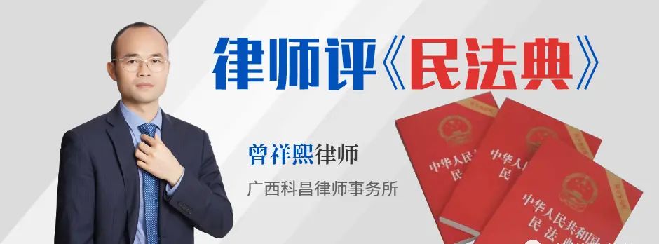 曾祥熙律师评中华人民共和国民法典（全文） - 宋马