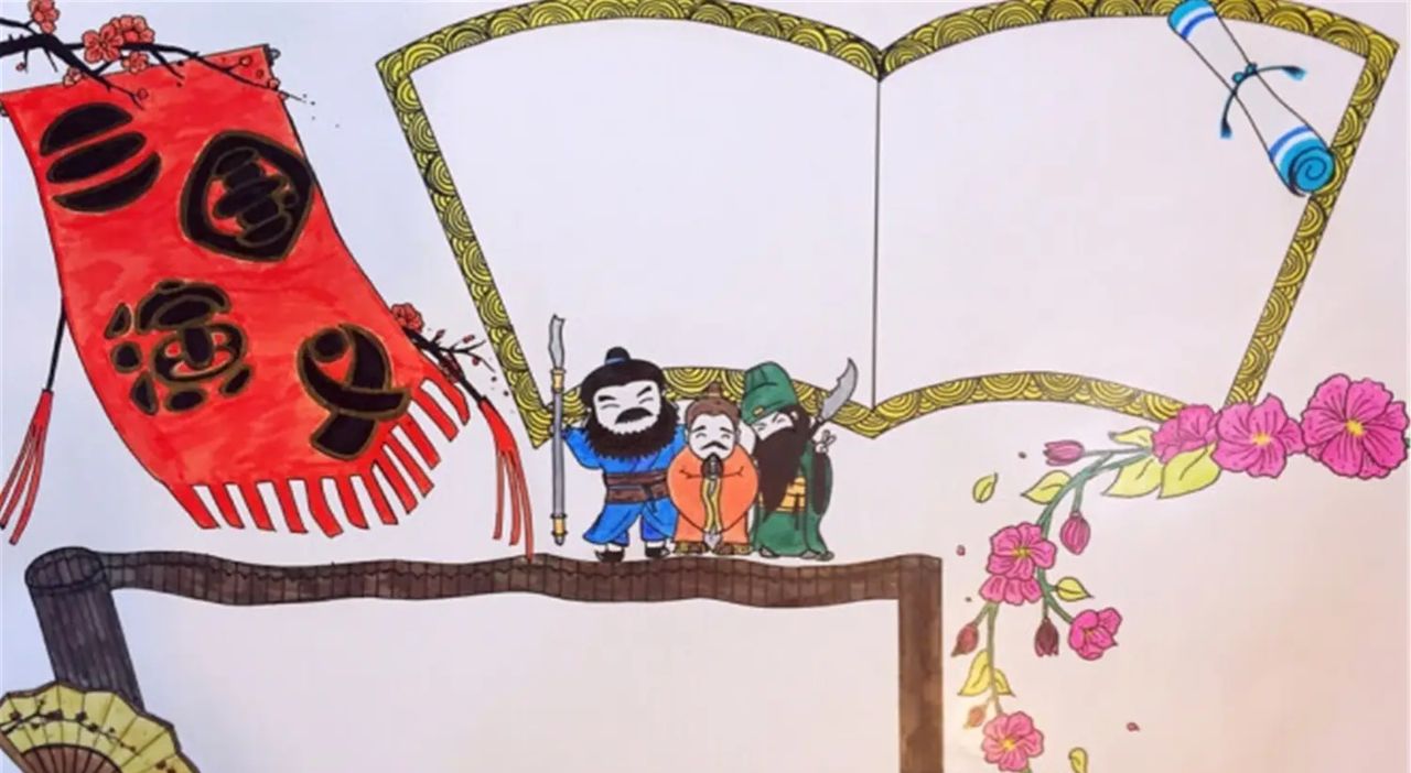 三国演义手抄报|名著读书手抄报系列