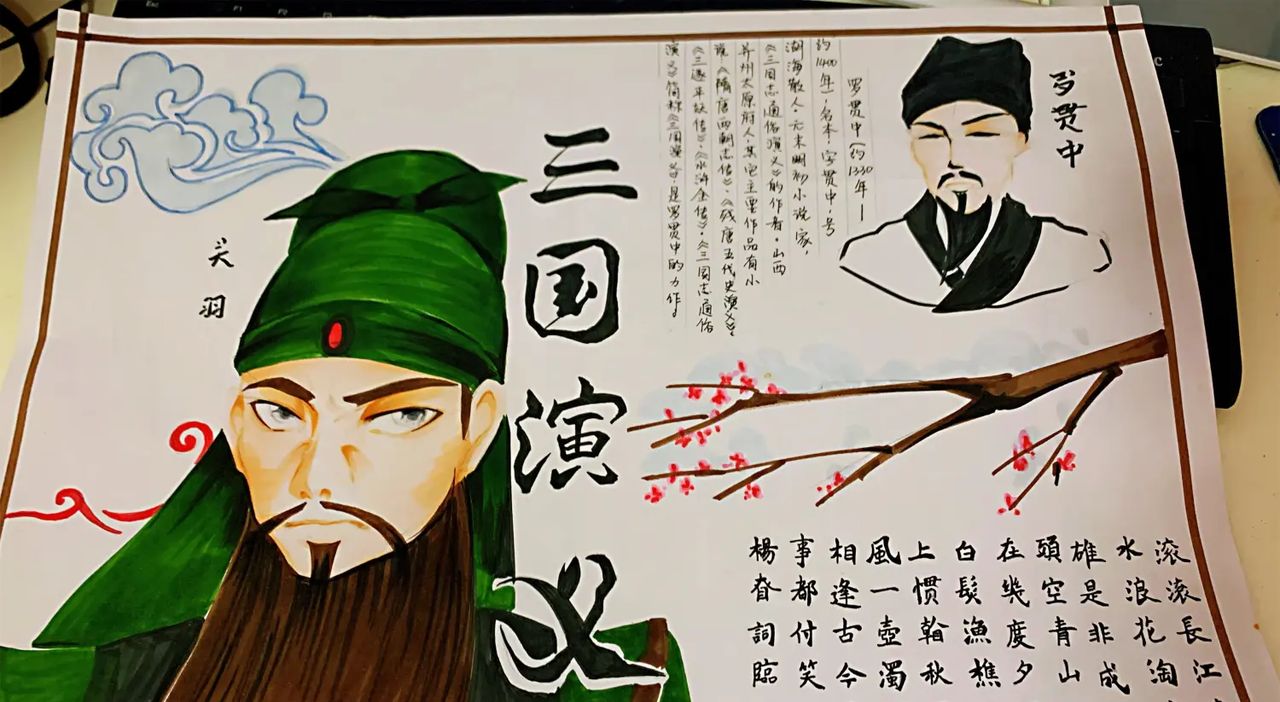 三国演义手抄报|名著读书手抄报系列