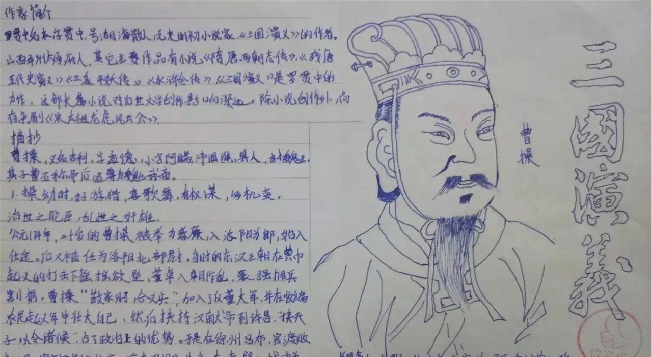 三国演义手抄报|名著读书手抄报系列
