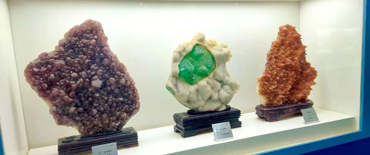 江西应用技术职业学院，地质博物馆岩石照片