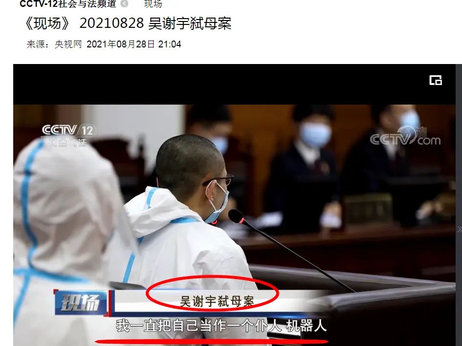吴谢宇案庭审视频首次披露：称世界上没有比他妈妈更好的“女人、妻子、妈妈”