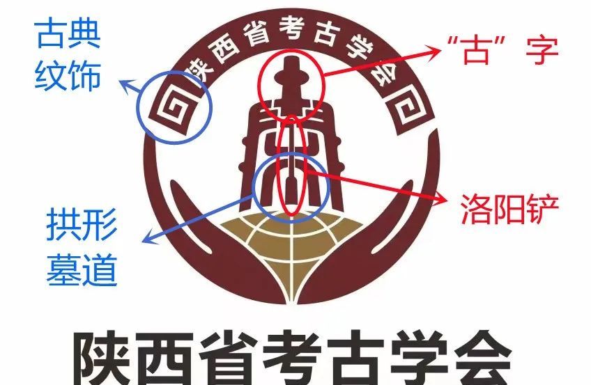 真难看：陕西省考古学会新公布的会徽