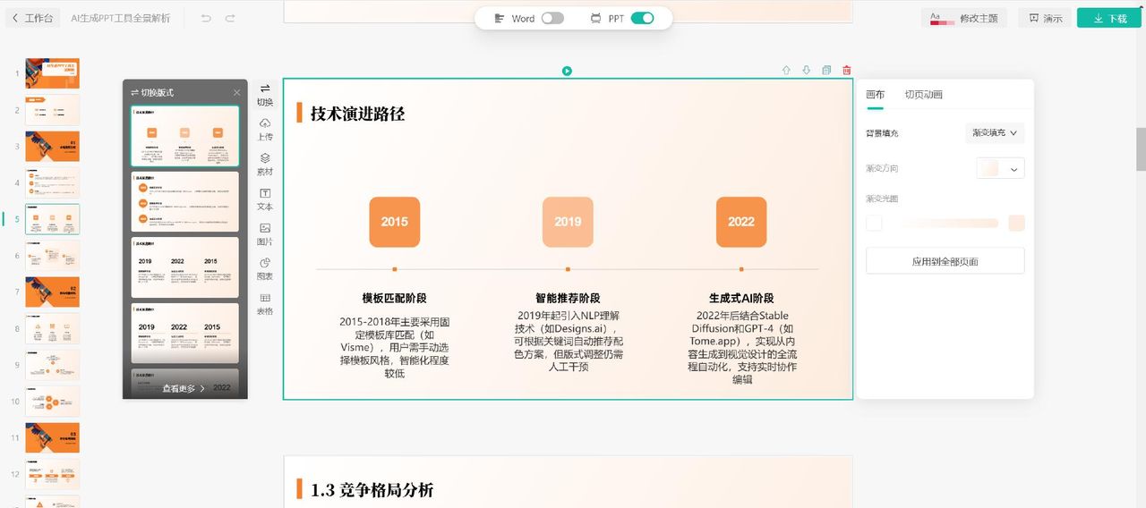 2025年AI PPT工具天花板，这几款必须试试