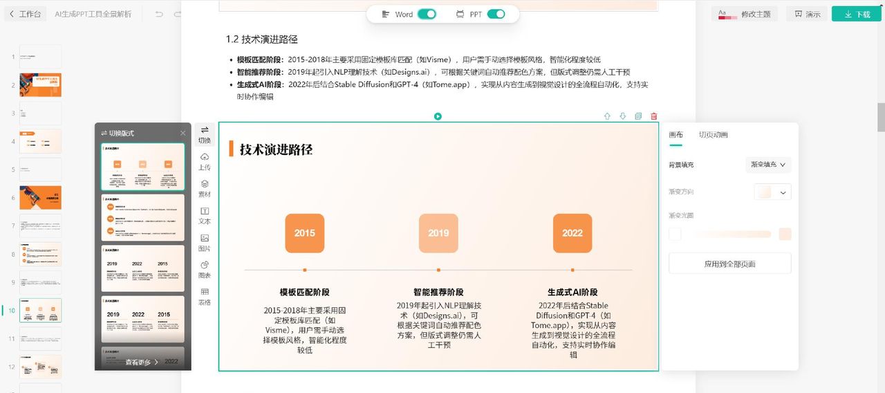2025年AI PPT工具天花板，这几款必须试试