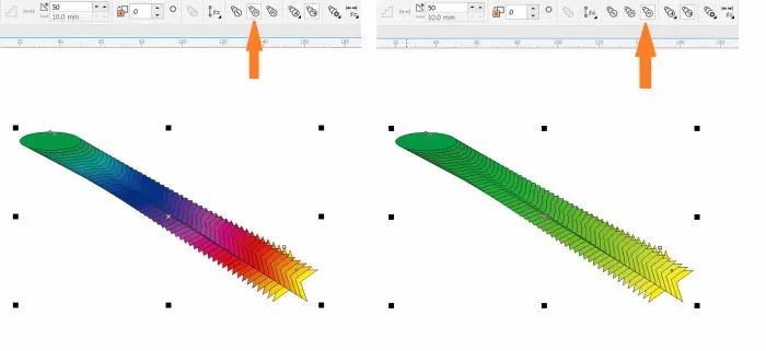 CDR中调和工具的使用方法