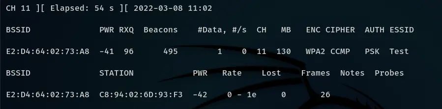 Kali系统使用Aircrack-ng进行暴力破解WIFI密码