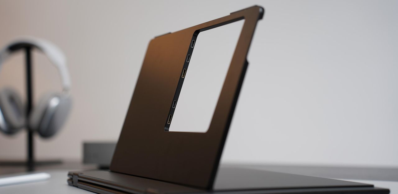 可折叠、可分屏的16寸双屏显示器，新一代移动办公生产力