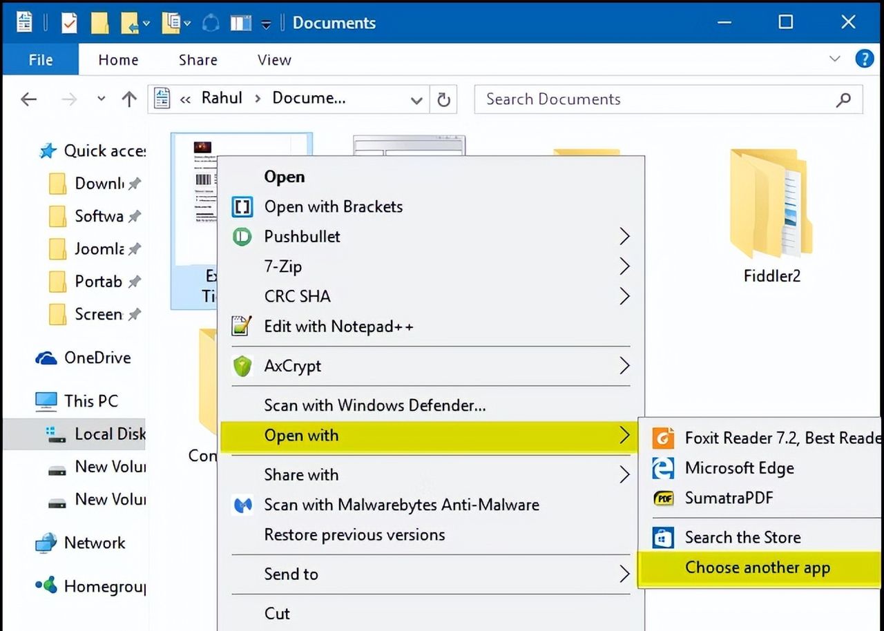如何更改PDF的默认打开应用程序？这里提供了几个方法