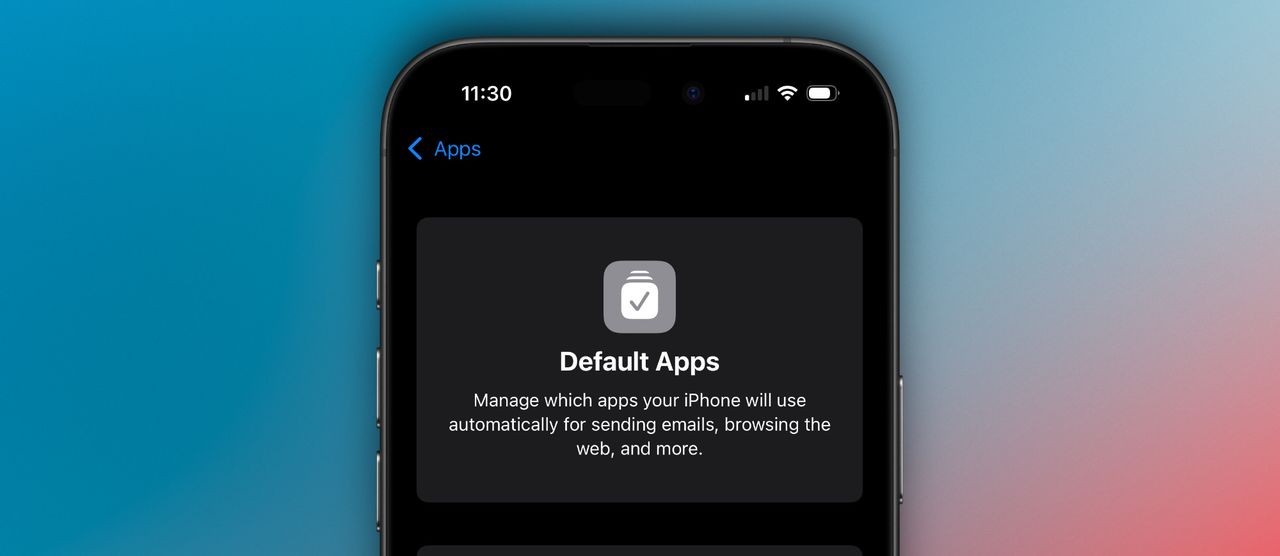 iOS 18.2 允许你设置新的默认 iPhone 应用程序，操作方法如下
