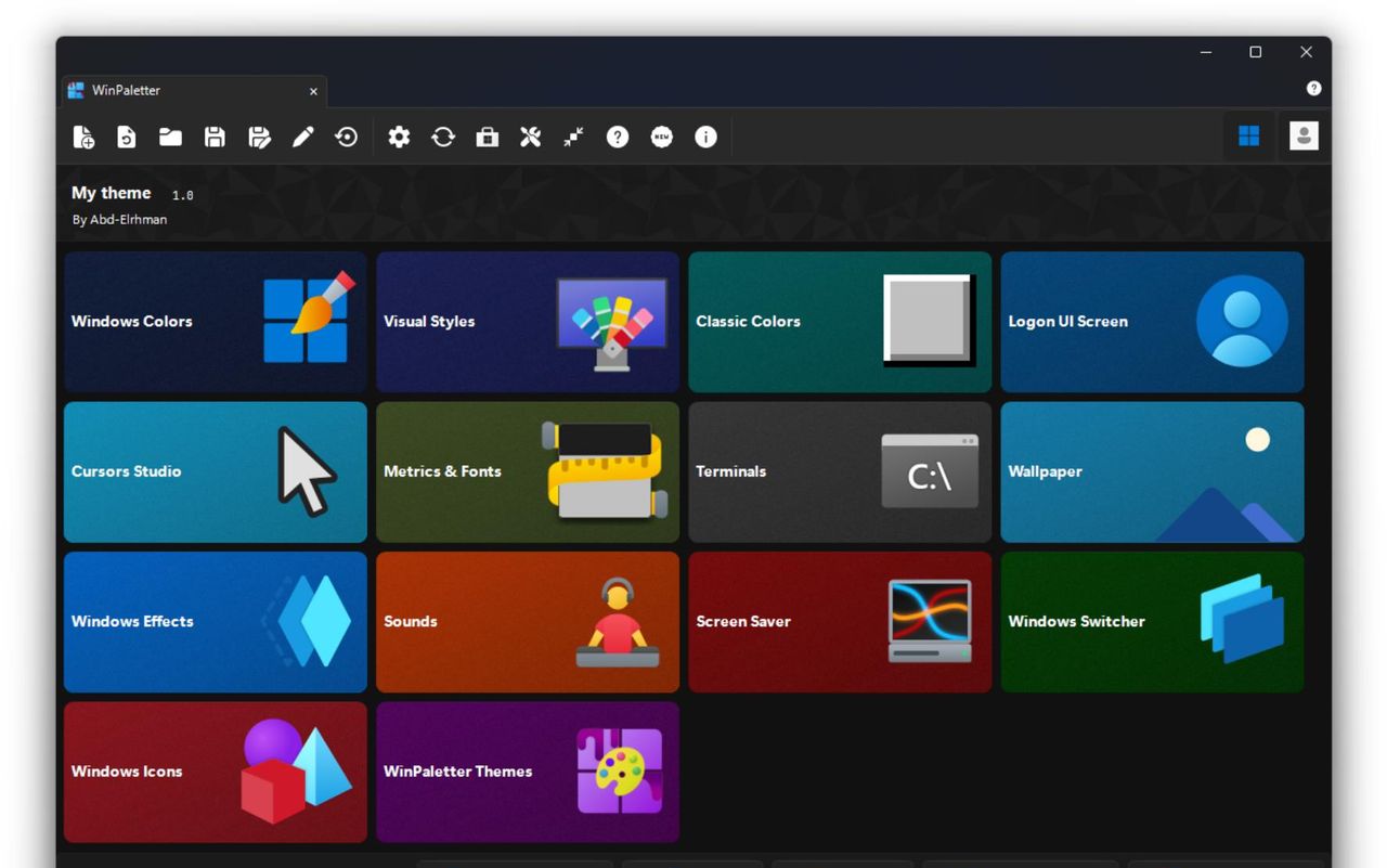 WinPaletter 1.0.9 界面中自由设置Windows 10和11 突显颜色 没有 限制