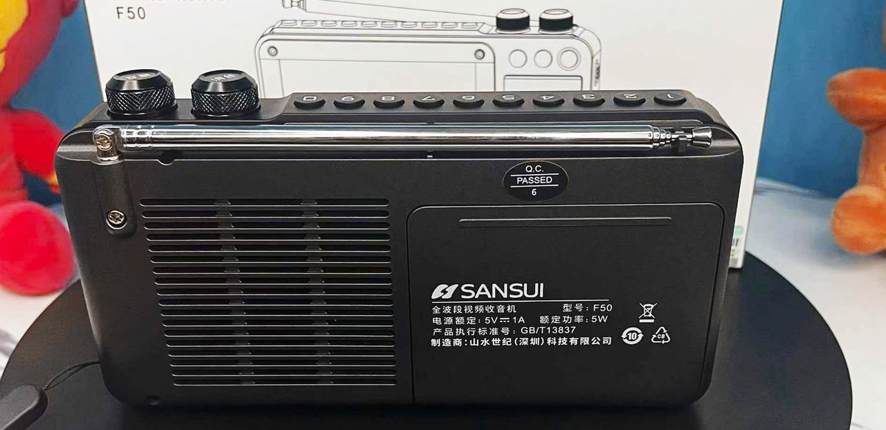 双屏幕三模式能全波段搜台,这款山水视频收音机,就是MP4播放器