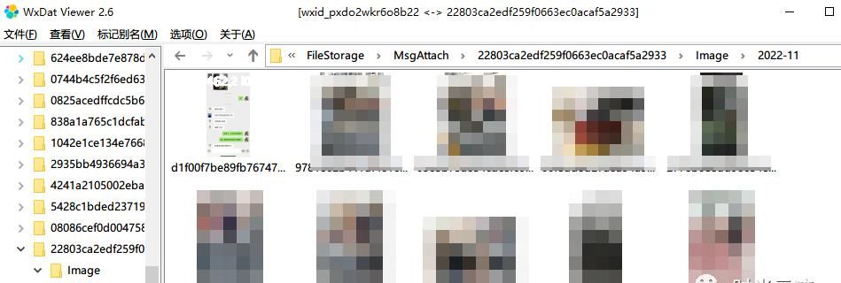 WxDatViewer 微信聊天记录图片管理工具