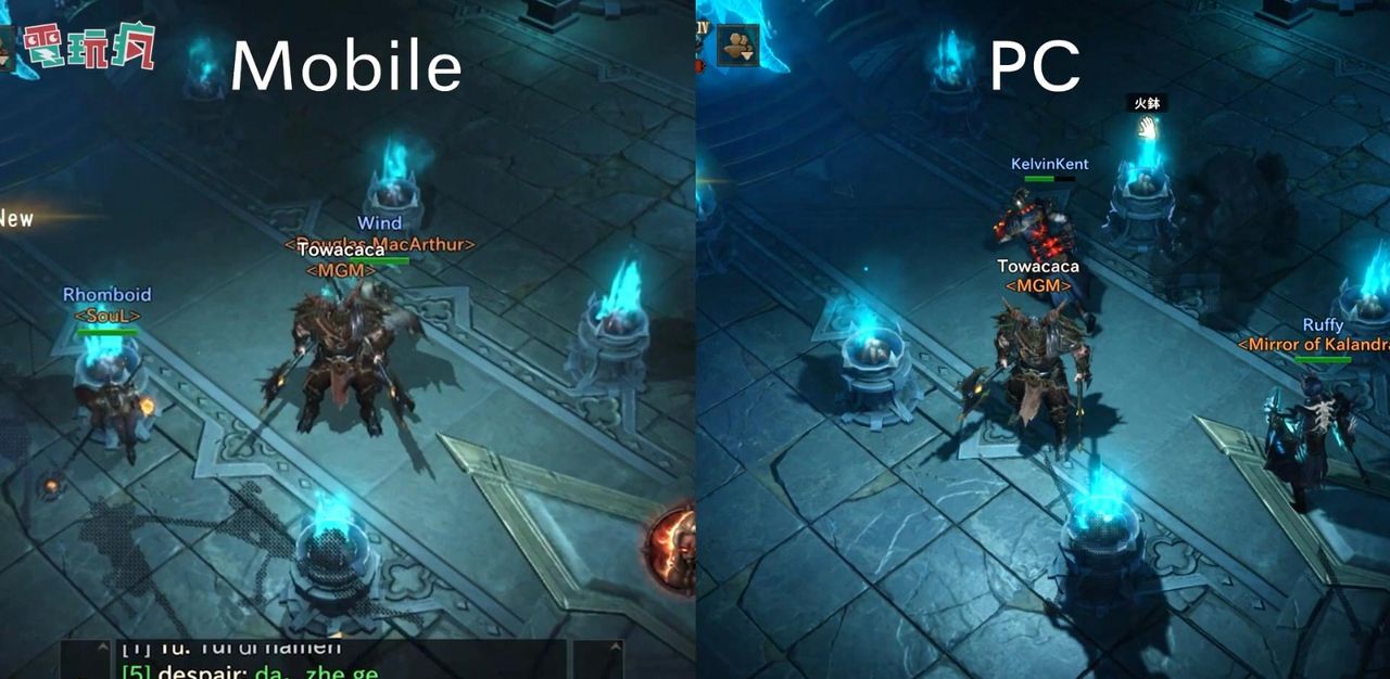 《暗黑破坏神：不朽》PC版与手游版对比 来找差别