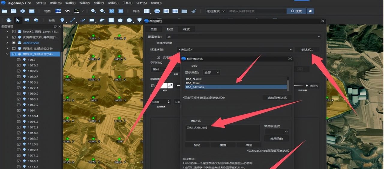 BigemapPro提取高程点（海拔DAT）
