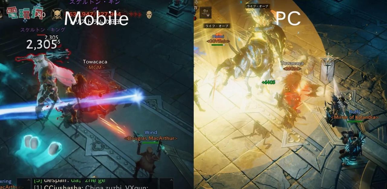 《暗黑破坏神：不朽》PC版与手游版对比 来找差别