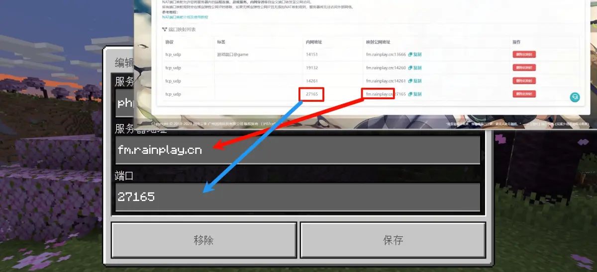 【跨世纪】用面板服开基岩版插件服的解决方案