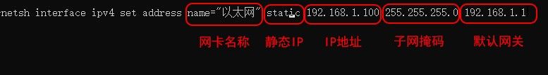 一条命令设置Windows10系统IP地址