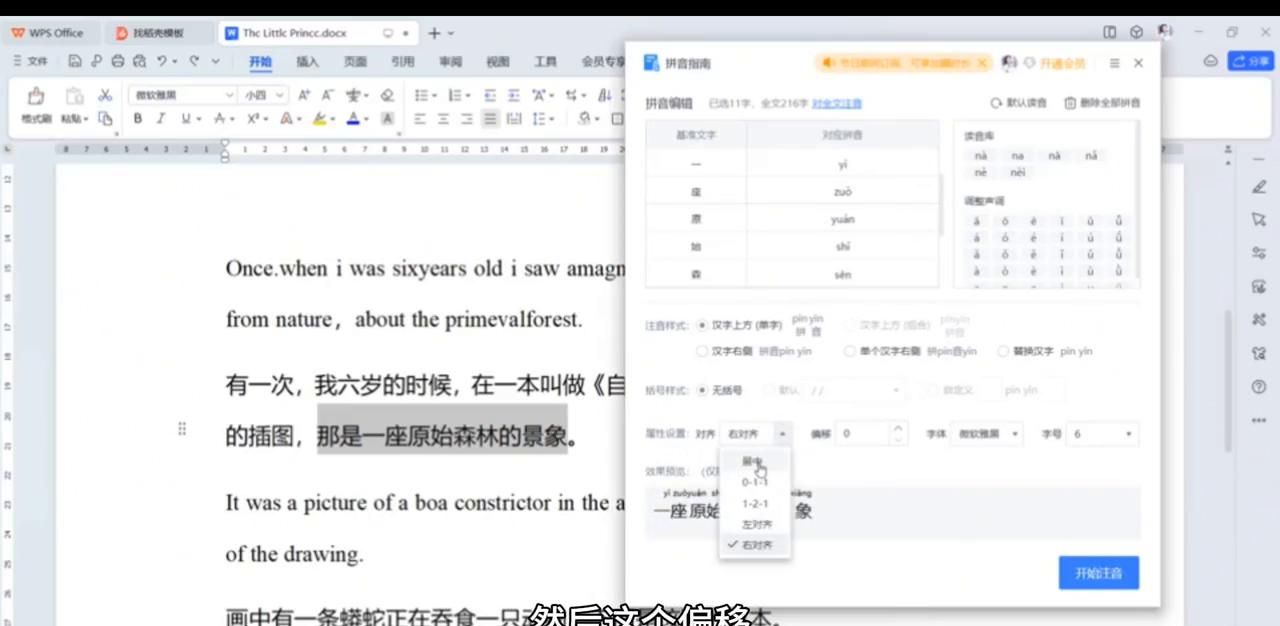 零基础玩转office之word（6）拼音指南与更改大小写