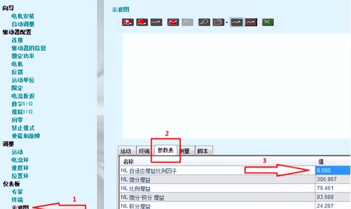 高创驱动器直线电机调试指南