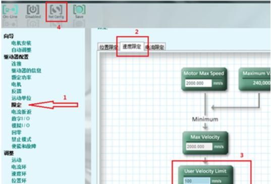 高创驱动器直线电机调试指南