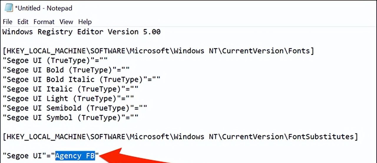 如何在Windows 10上更改默认系统字体，这里有详细步骤