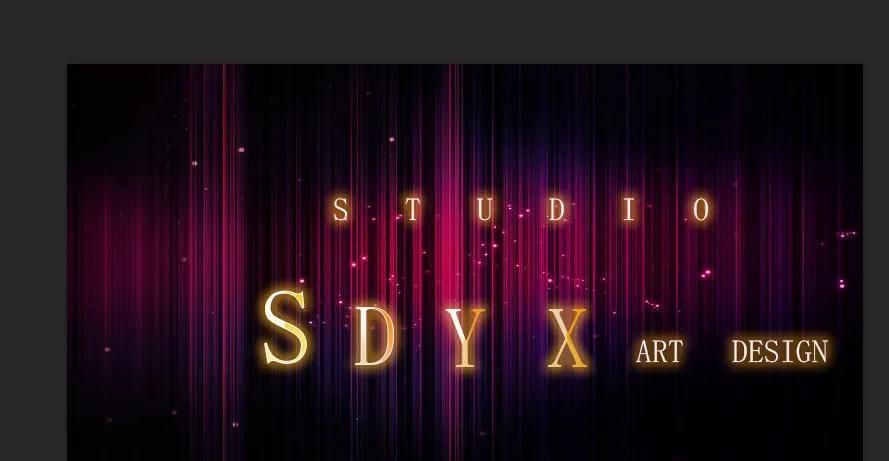 PS用外发光样式制作炫色文字，使用横排文字工具，注意字体大小