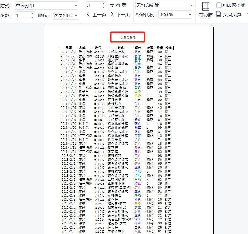 WPS系列课程之——如何设置打印标题、页眉和页脚