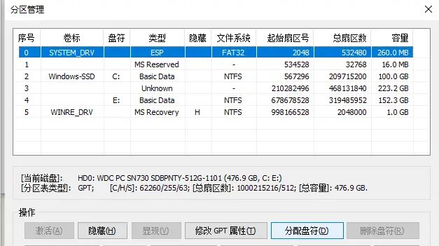 小新Pro13的黑苹果安装记录(单硬盘双系统)
