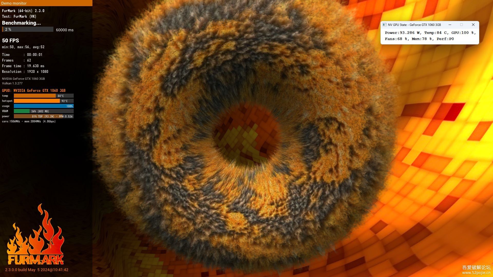 显卡N卡实时状态监视小工具