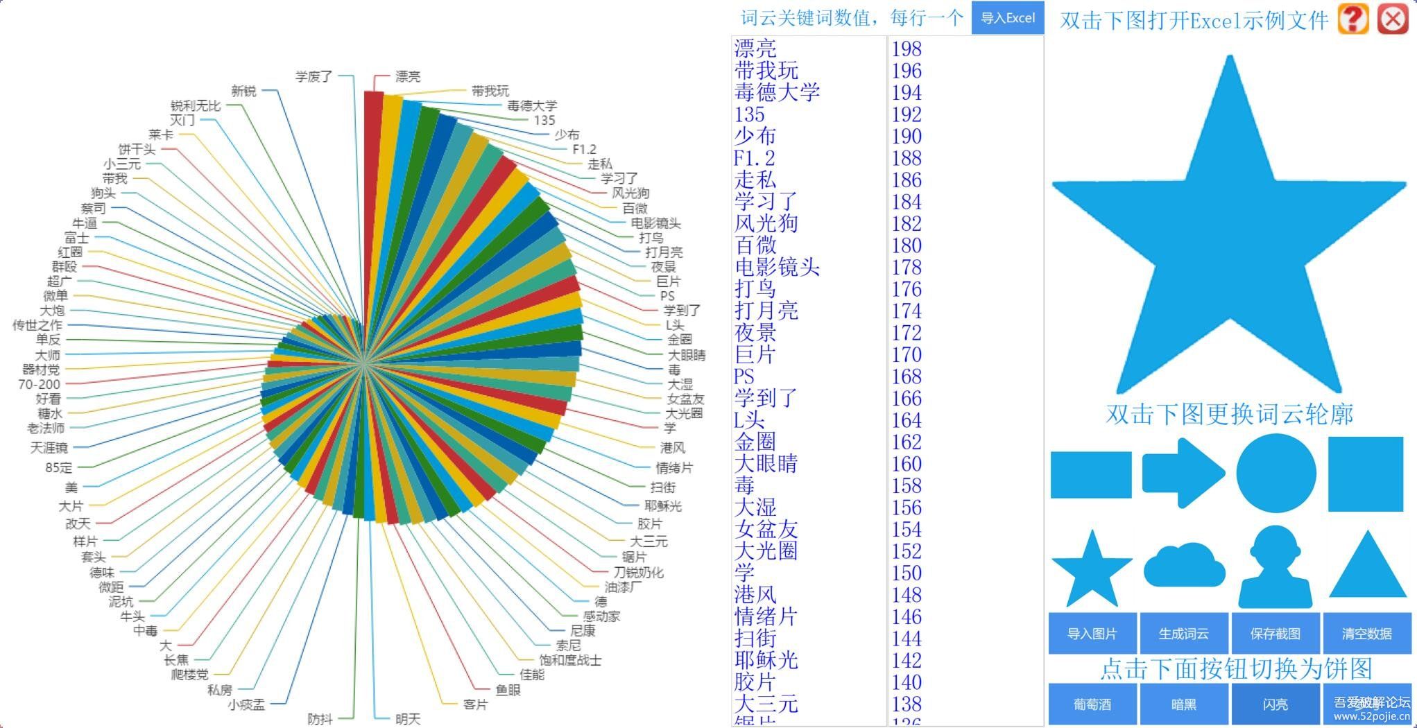 PPT神器 离线词云生成工具