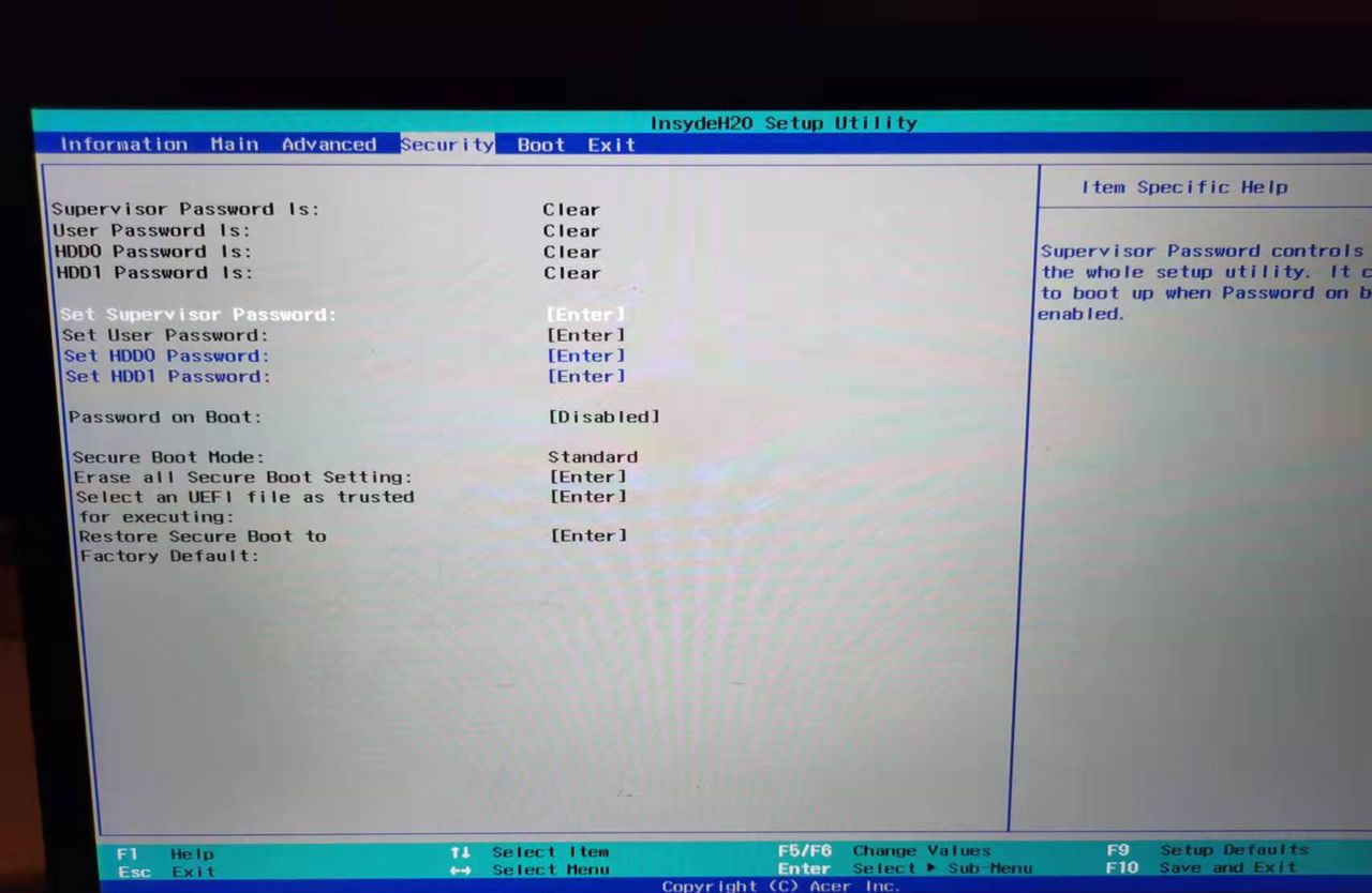 如何设置、修改电脑BIOS模式密码？