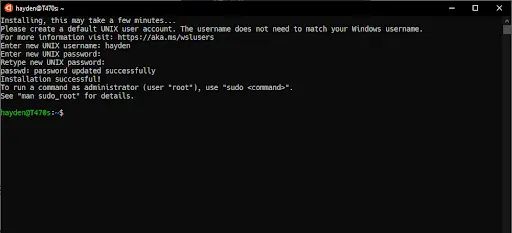 Windows10下使用Ubuntu子系统