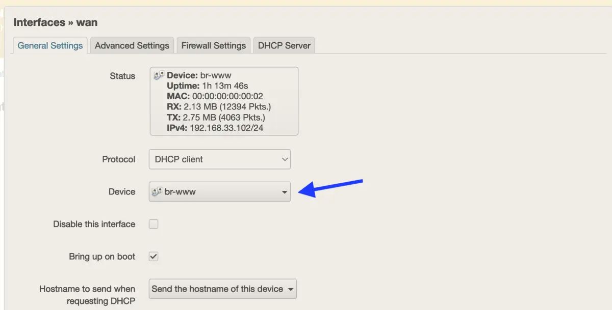 OpenWRT 路由器设置为AP模式