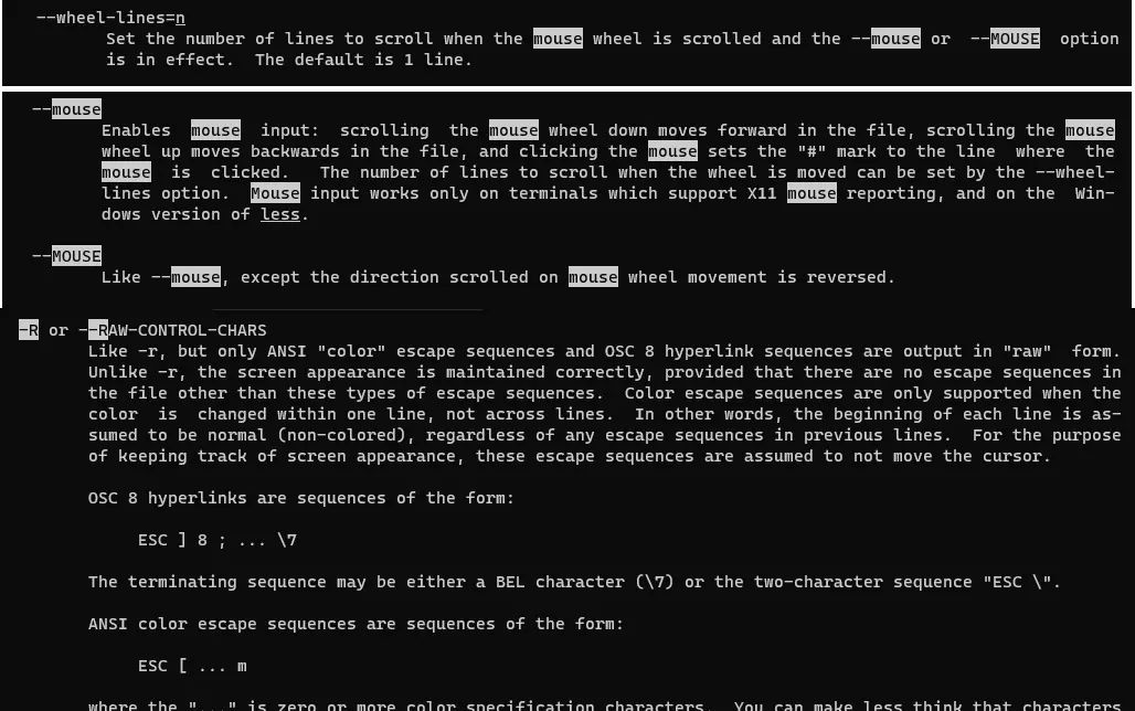 git diff 不支持鼠标滚轮 - 宋马