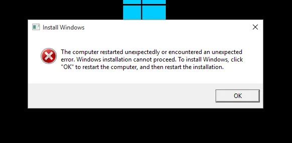 Surface Pro恢复出厂设置错误“The computer restarted unexpectedly or encountered an unexpected” - 宋马