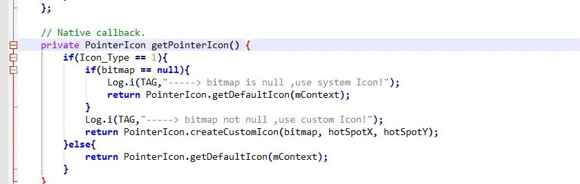 Android 4.4.2 系统 自定义 鼠标 光标 替换 接口实现