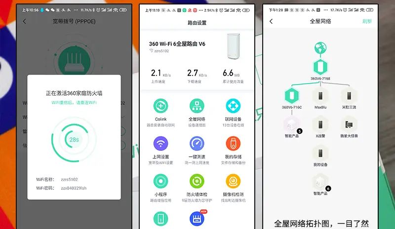 听人劝网不卡！小伙换了360WiFi6全屋路由，手机电脑网速跑满