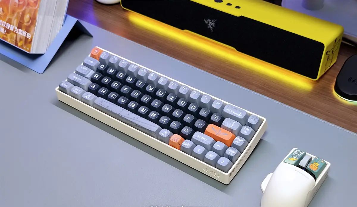 鼠标也可以百变换装？洛斐小翘三模无线鼠标，双键客制化真香！