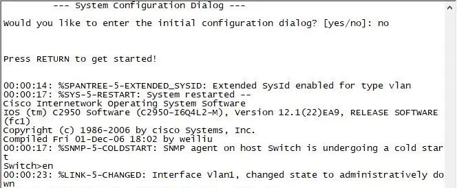 思科交换机和路由器，如何清空密码？