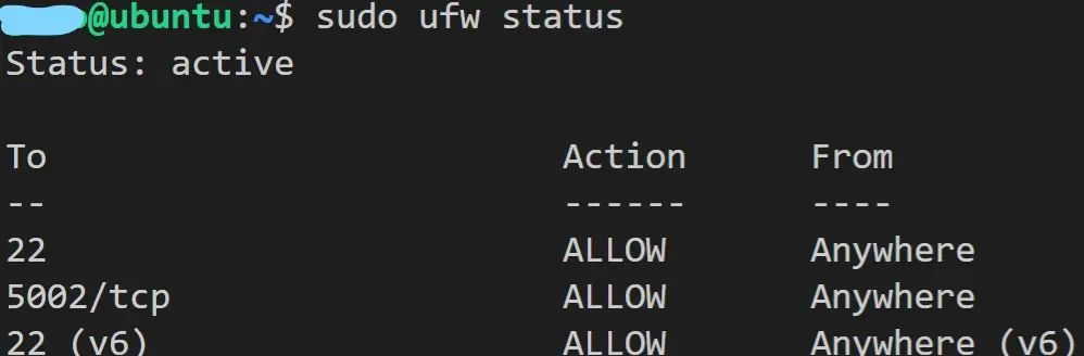 Ubuntu防火墙设置