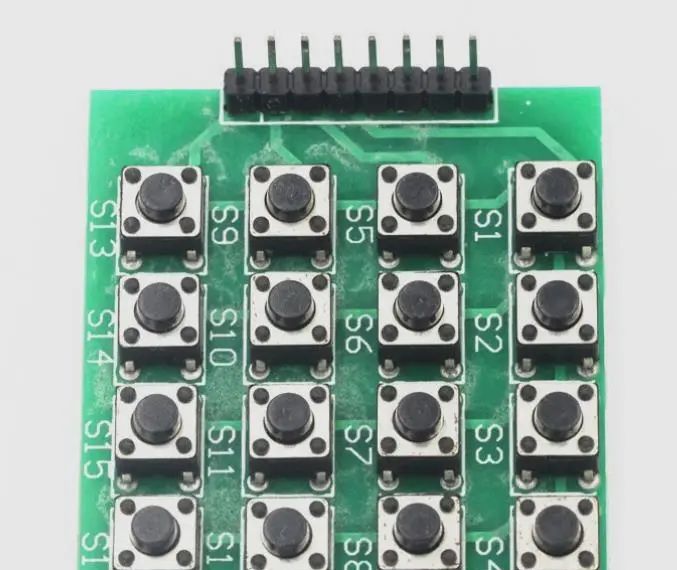 【雕爷学编程】Arduino动手做（131）---跑马灯矩阵键盘模块