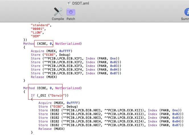 黑苹果OpenCore迁移 （火影地狱火x6 i7-8750H）