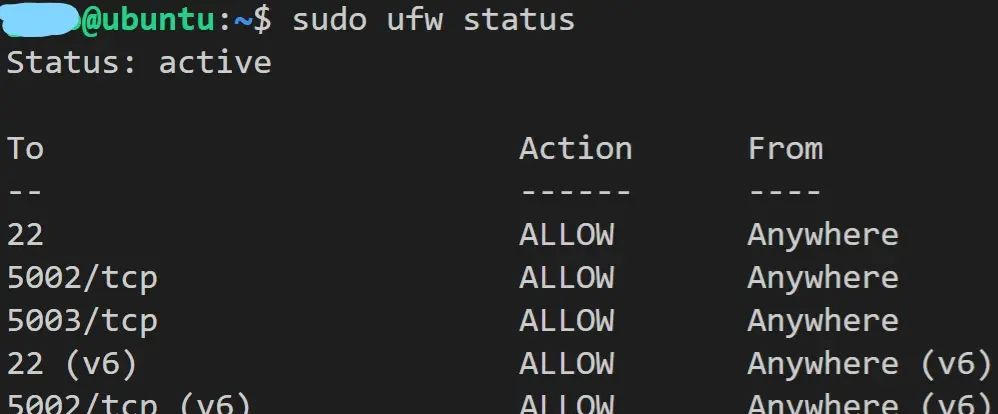 Ubuntu防火墙设置