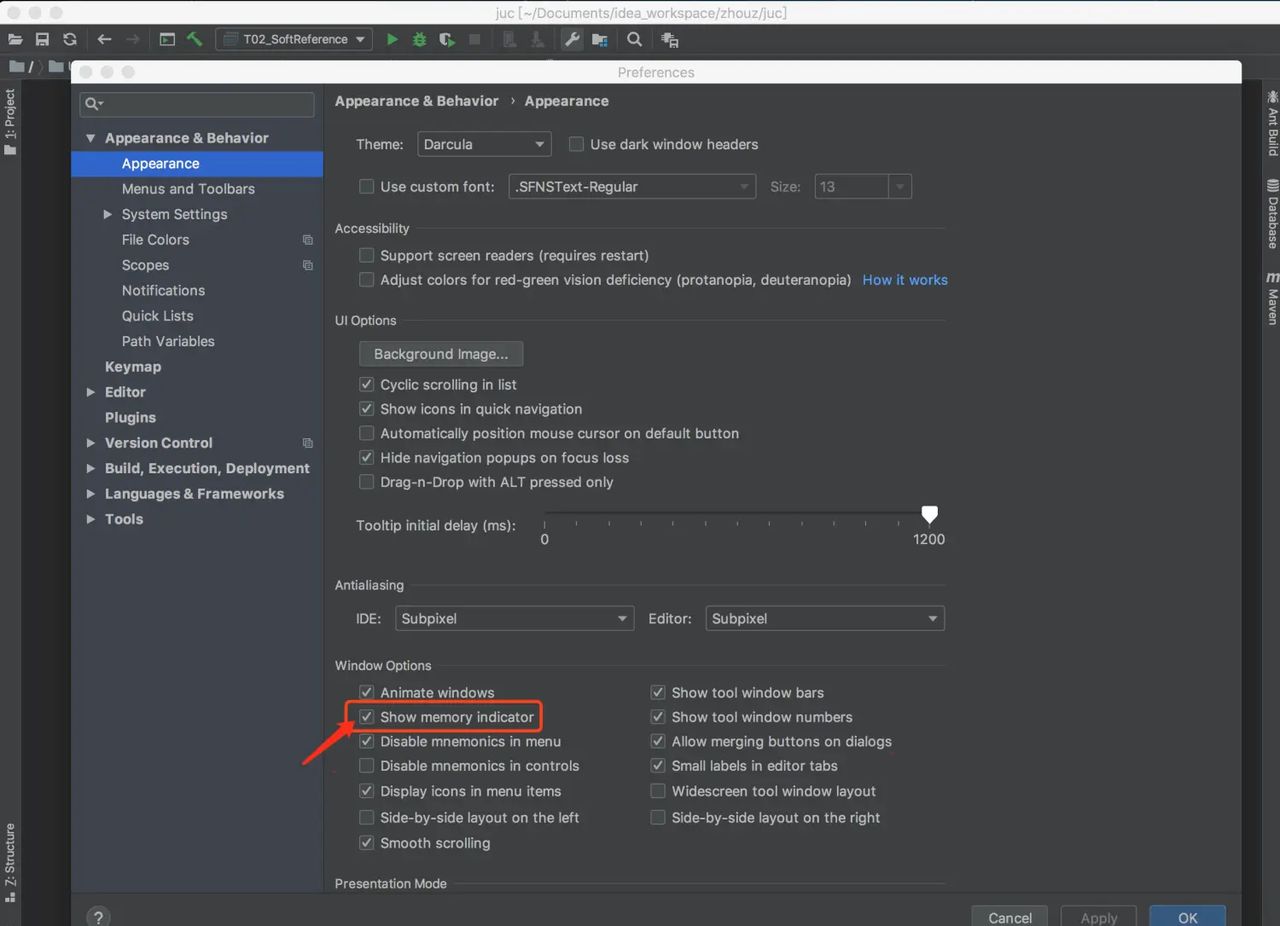 Idea中设置JVM参数