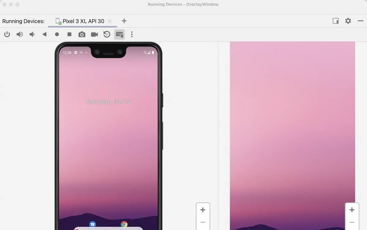 AndroidStudio模拟器模拟副屏